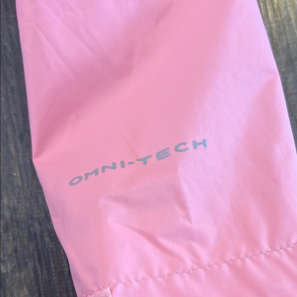 Columbia Omni-tech Pink Kids Raincoat - Picture 9 of 16